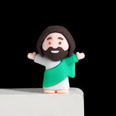 Jesus Catholic Religious Statue Set Plastic Crafts for Home Decoration for Christmas Easter Holiday