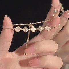 Clover Bracelet Bracelets women trendy plated four