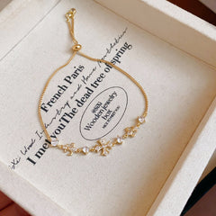 Personal cold wind cross women's bracelet light luxury niche exquisite silver jewelry pull adjustable accessories wholesale