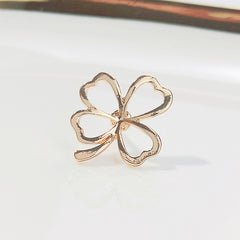 New simple anti-light opal brooch female four-leaf clover pin fixed clothes accessories manufacturer spot