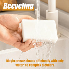 Extra Strong Magic Sponge Eraser,50 Pack Multi-Functional Melamine Sponge for Furniture,Bathroom,Bathtub, Sink,Floor, Baseboard, Wall Cleaner