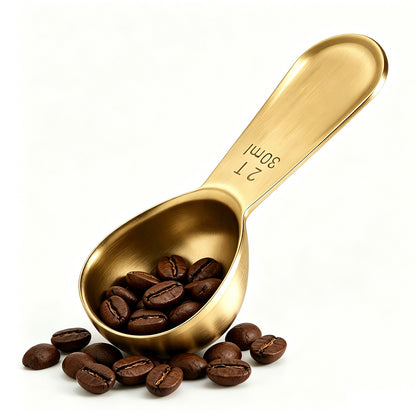1 Pcs Coffee Scoop, Premium 2 Tablespoon Coffee Spoon for Ground Coffee and Tea, Ergonomic Handle