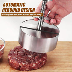 Hamburger Press,5.5 * 5.5 inch Round Burger Maker Press, Non Stick Patty Making molds are Suitable for Beef, Vegetables, Burgers and Cooking,BPA Free - Ideal for BBQ - Send Goods from Local Warehouse