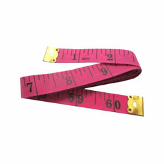 Measuring Tape - Body & Fabric Measure Tape for Sewing, Seamstress, Tailor, Cloth, Waist, Crafting, Fitness, Dual Sided Multipurpose Metric Tape- 60 inches - Light Pink - Pack of 1