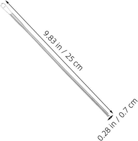 DIYEAH 2pcs Spring Threading Tool for DIY Rope Braiding Tools Metal Rope Threading Device for Elastic Thread Sewing