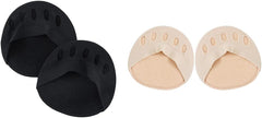 Ice Silk Forefoot Pads Invisible High 5 Fingers Half Toe Insoles