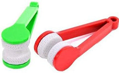 5 Pcs Mini Sun Glasses Eyeglass Microfiber Spectacles Cleaner Soft Brush Cleaning Tool Mini Microfiber Glasses Eyeglasses Cleaner Cleaning Clip (Random Color)