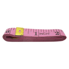 Measuring Tape - Body & Fabric Measure Tape for Sewing, Seamstress, Tailor, Cloth, Waist, Crafting, Fitness, Dual Sided Multipurpose Metric Tape- 60 inches - Light Pink - Pack of 1
