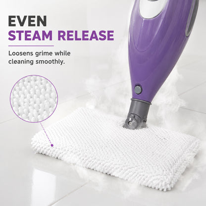 4 Pack Steam Mop Replacement Pads, Washable Microfiber Mop Pads for S3501 S3601 S3550 S3901