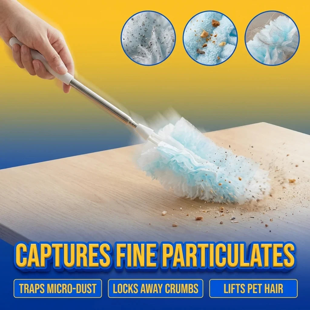60 Disposable Duster Refills with 43-Inch Handle