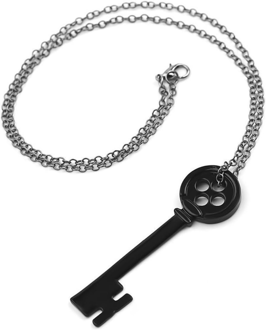 Treasure Chest Key Necklace for Halloween Cosplay Movie Props