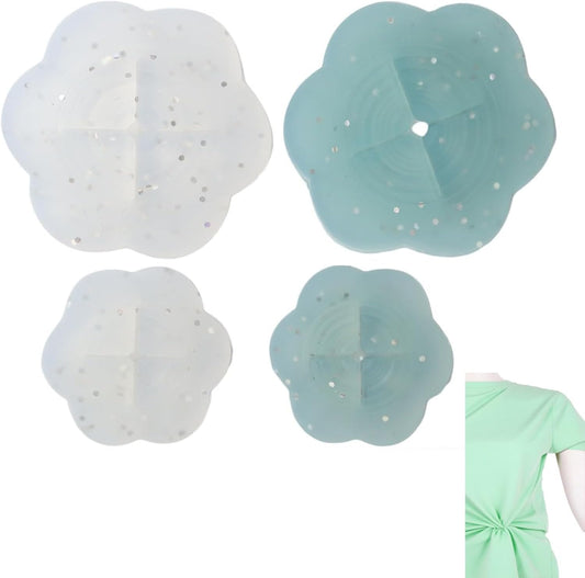 6pcs Cinch Clips for Women Clothing, Back Dress Clips Shirt Cincher 2 Sizes Hidden Silicone Cincher Clip Fashion Waistband Tightener Clip for T-Shirt Dresses Blouse Tops Back of Shirt Cincher Clip