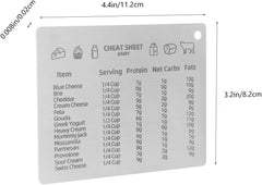 Professional Kitchen Conversion Chart Magnet Measurement Chart for Cooking Baking Cups to Fridge Magnet Easy Access