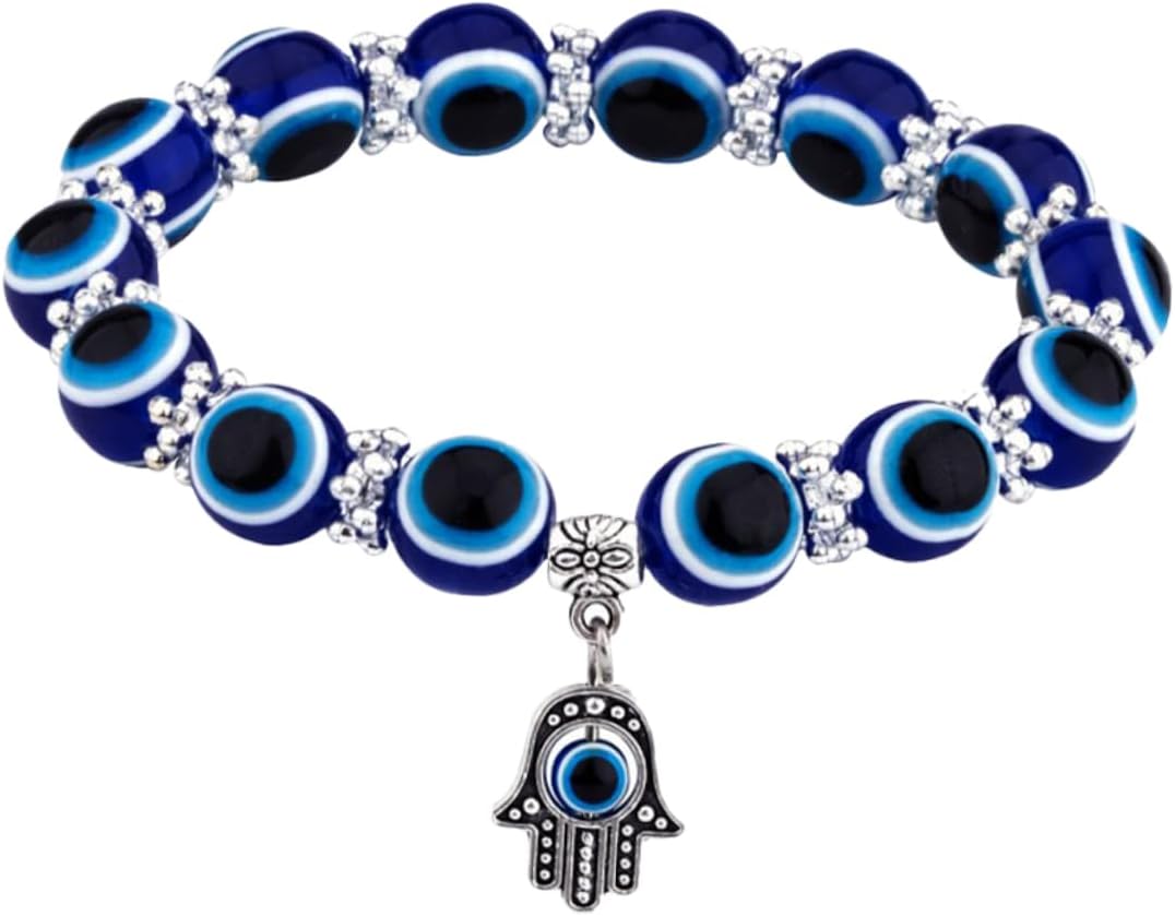 BESTYASH Beaded Evil Eye Bracelet for Men and Women Stylish Fashion Accessory Unique Design Wrist Jewelry for Casual Formal Occasions Eye-catching Minimalist Hand Chain