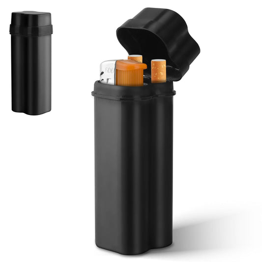 Small Cigarette Case 2 in 1, Cigarette Container Lighter Case, Smoking Accessories, Cigarette Storage Portable Box