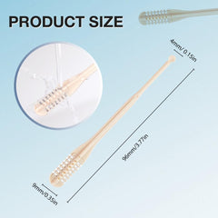 Practical,Super-Popular,Nasal Hair Cutter,2025 New Mini Double Sided Nose Hair Trimmer with Ear Picker,Handheld 360° Rotating Nose Hair Removal for Men,Women (2 Pcs)