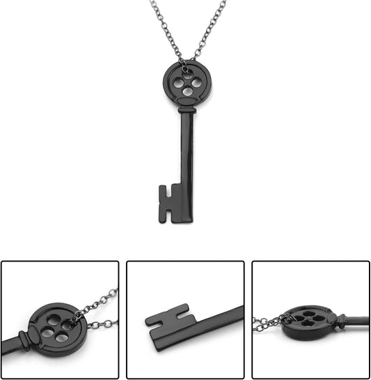 Treasure Chest Key Necklace for Halloween Cosplay Movie Props