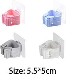 Umbrella Stands Home Storage Rack Wall Mounted Bathroom Mop Hook Umbrella Stand Broom Storage Rack Waterproof Brush Broom Hanger(Blue)