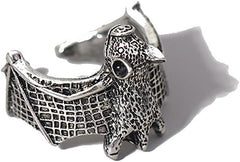 Gothic Rings Bat Opening Ring Mens Rings Halloween Accessories