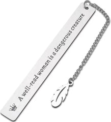 Metal Bookmark Graduation Birthday Gift, Cute Bookmark Gift for Women Men Book Fans Friend (Be Still and Know That I am God)