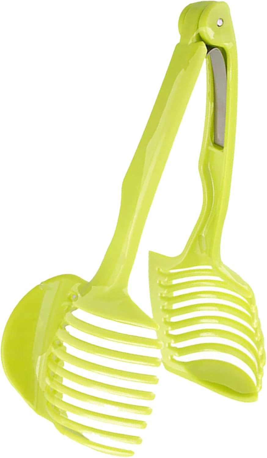 Jeanoko 1PCS Lightweight Tomato Cutting Holder,Handheld Slicing Holder with Reasonable Cutting Spacing for Tomatoes Potatoes Onions Lemons, Kitchen Gadget for Various Ingredients,Handheld Slicing Aid