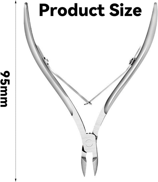 Stainless Steel Nail Cuticle Remover, Professional Cuticle Nipper with Scissors for Dead Skin and Nail Care Perfect for Fingernails and Toenails, Durable and Easy to Use, Ideal for Home or Salon