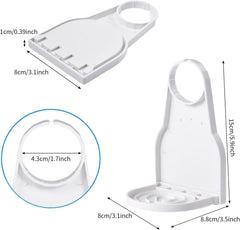 1 Pc white Detergent Dispenser Drip Tray For Fabric Softener Container Laundry Detergent Drip Catch Cup Holder Laundry Detergent Cup（15cm*8.8cm*8cm）