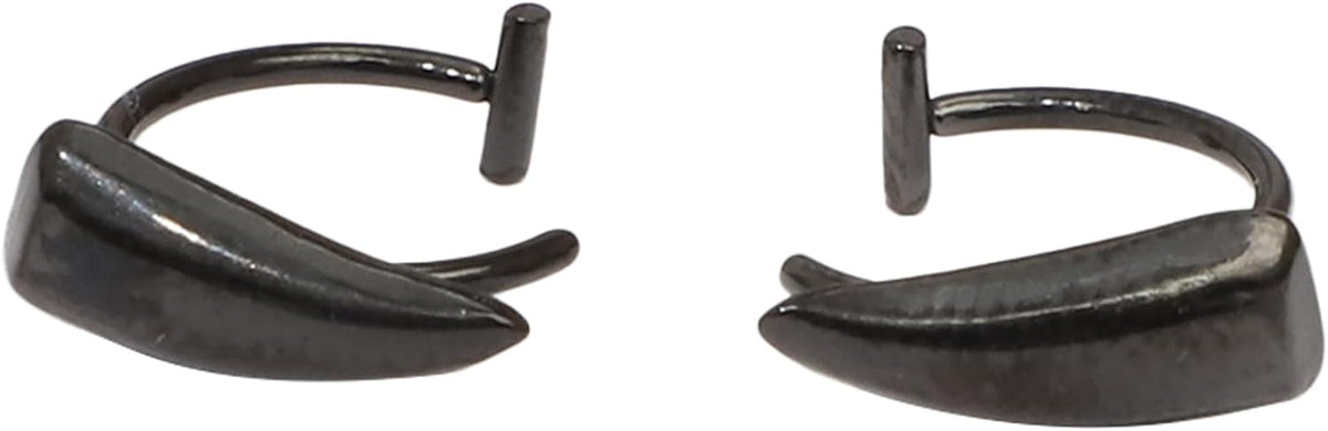 iiniim 1 Pair Unisex Stainless Steel Fake Lip Rings Clip No Piercing Jewelry