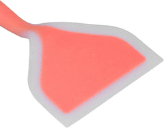 Heat Spatula, Silicone Wide Mouth Spatula Pancakes Fried Shovel Flexible Turner for Kitchen Utensils (Orange Head)