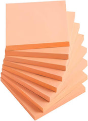 Sticky Notes 3x3 Inches,Light Pink Self-Stick Pads, Easy to Post for Home, Office, Notebook, 8 Pads/Pack