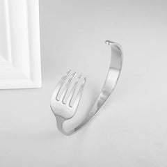 Bysonglezai Bracelet Men'S Bracelets Women Creative Fork Cuff Bracelet For Women Men Fashion Personality Party Three Colors