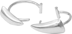 iiniim 1 Pair Unisex Stainless Steel Fake Lip Rings Clip No Piercing Jewelry