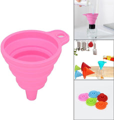 5xKitchen Funnel Small Flexible for Protein Powder - Pink, 5 Pcs