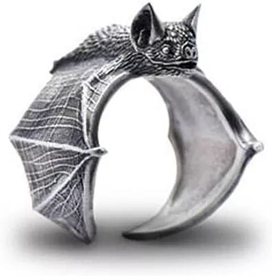 Gothic Rings Bat Opening Ring Mens Rings Halloween Accessories