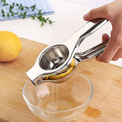 Lemon Squeezer Stainless Steel, with Premium Quality Heavy Duty Solid Metal Squeezer Bowl, Perfect for Juicing Oranges & Lemons.