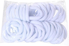 50Pcs/Set Women Colorful Nylon Elastic Hair Bands Ponytail Holder Rubber Bands Scrunchie Headwear(Blue)