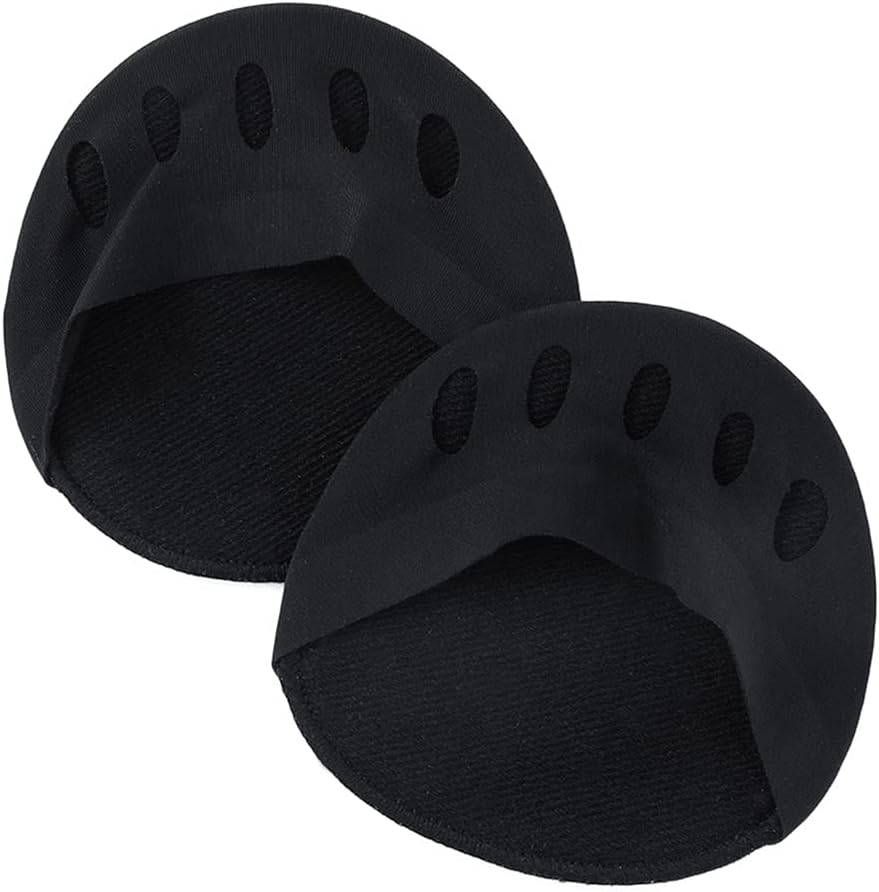 Ice Silk Forefoot Pads Invisible High 5 Fingers Half Toe Insoles