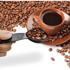 1 Pcs Coffee Scoop, 2 Tablespoon Measuring Spoon for Ground Coffee, Durable Stainless Steel, Easy to Use and Clean(Sliver）, Send Goods from Local Warehouse