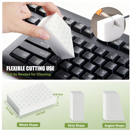 2X Density Magic Sponge Eraser, 20 Pack Multi-Purpose Cleaning Pads for Kitchen, Bathroom, Walls & Dishes, Melamine Sponges for Tough Stains & Grease