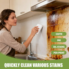 2X Density Magic Sponge Eraser, 20 Pack Multi-Purpose Cleaning Pads for Kitchen, Bathroom, Walls & Dishes, Melamine Sponges for Tough Stains & Grease