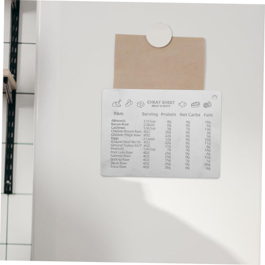 ABOOFAN Reusable Magnetic Measurement Conversion Chart for Kitchen Cooking Equivalents for Baking and Meal Prep