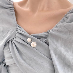 Brooch Pins Safety Pins Scarf Ring Clip Pearl Jewelry Scarf Buckle Pearl Brooches etal Lapel Pin Brooch Pins Sweater Shirt Cardigan Brooch for Women Fashion Pack of 3