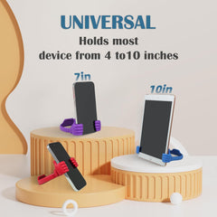 Honsky Cell Phone Stand Holder, Thumbs Up Lazy Phone Stand, Universal Adjustable Flexible, Cute Perfect Stocking Stuffers Gifts for Teen Girls, Compatible with Cell Phones & Tablets,Deep Red