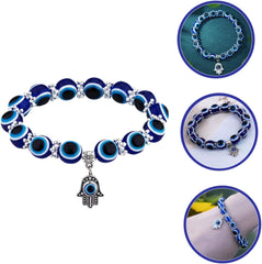 BESTYASH Beaded Evil Eye Bracelet for Men and Women Stylish Fashion Accessory Unique Design Wrist Jewelry for Casual Formal Occasions Eye-catching Minimalist Hand Chain