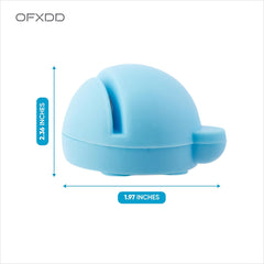 Knife Sharpener - Shape Mini Frog Knife Sharpening Device for Outdoor and Indoor - Knife Sharpeners for Kitchen Knives & Scissors, Non-Slip