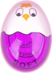 Lasubst Color Changing Egg Timer for Boiling Eggs, Purple