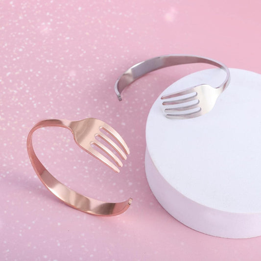 Bysonglezai Bracelet Men'S Bracelets Women Creative Fork Cuff Bracelet For Women Men Fashion Personality Party Three Colors