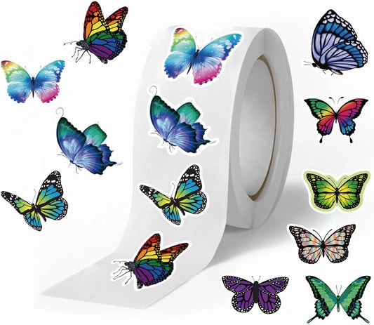 Cat Stickers for Kids, 500Pcs Funny Cat Meme Rolls Self Adhesive Seals for Kids Girls Boys Teen Birthday Party Decorations Water Bottle Scrapbook