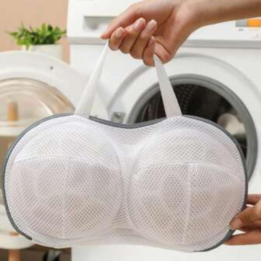 Mesh Laundry Bags for Washing Machine Durable Zippered Bags for Bra and Underwear Lingerie Wash Bags with 3D Bracket Bra Washer Protector Travel Use