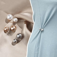 Brooch Pins Safety Pins Scarf Ring Clip Pearl Jewelry Scarf Buckle Pearl Brooches etal Lapel Pin Brooch Pins Sweater Shirt Cardigan Brooch for Women Fashion Pack of 3